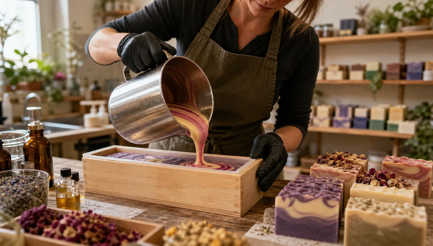 Handmade soap bars