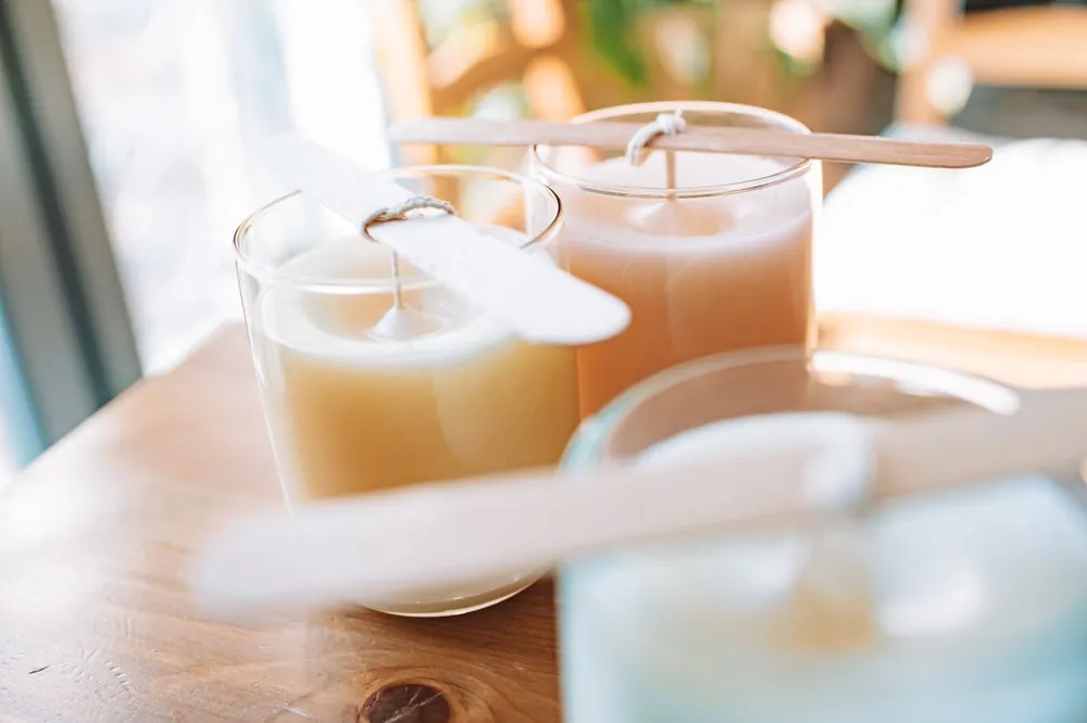 Hand-poured soy candles